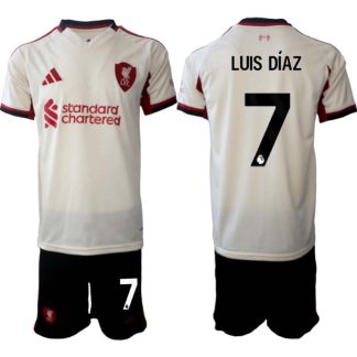 Nogometni dresi kompleti Liverpool Gostujoči 2025-26 tisk Luis Díaz 7