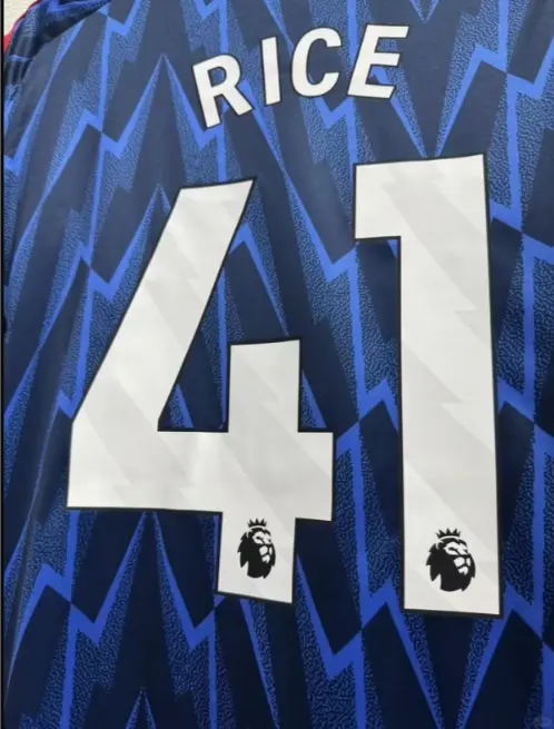 Moski Nogometni dresi Arsenal Gostujoci 2025 Declan Rice 41-2.webp