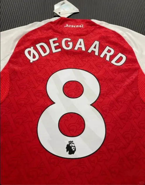 Moski Nogometni dresi Kompleti Arsenal Domaci 2025 Martin Odegaard 8.webp