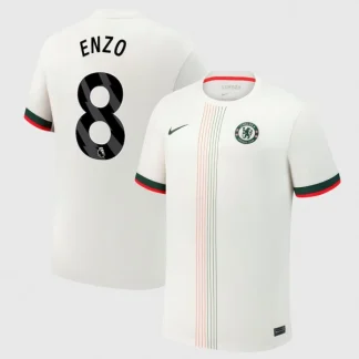 Poceni Nogometni dresi Chelsea Gostujoči 2025-26 Moški Enzo Fernandez 8