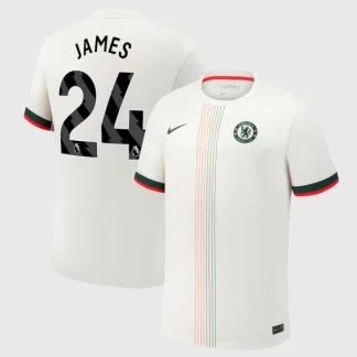 Poceni Nogometni dresi Chelsea Gostujoči 2025-26 Moški Reece James 24