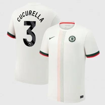 Kupiti Nogometni dresi Chelsea Gostujoči 2025-26 tisk Marc Cucurella 3