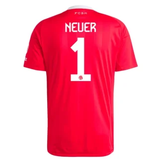 Nogometni dresi FC Bayern Munich Vratar Tretji 2025-26 rdeča Manuel Neuer 1