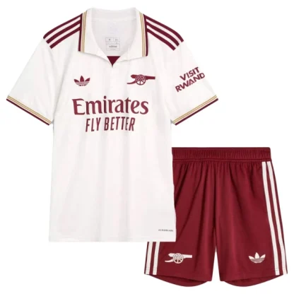 Otroški Nogometni dresi kompleti Declan Rice #41 Arsenal Tretji 2025-26