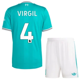 Kupiti Otroški Nogometni dresi Liverpool Tretji 2025-26 Virgil van Dijk 4