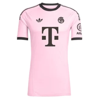 Moški Nogometni dresi FC Bayern Munich Vratar 2025-26 roza z lastnim imenom