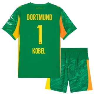 Otroški nogometni dresi kompleti BVB Borussia Dortmund Vratar 2025-26 Gregor Kobel 1