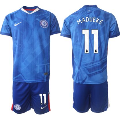 Poceni Nogometni dresi kompleti Chelsea Domači 2025-26 Noni Madueke 11