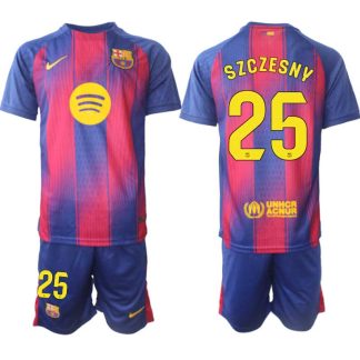 Nogometni dresi kompleti FC Barcelona Domači 2025-26 Wojciech Szczesny 25