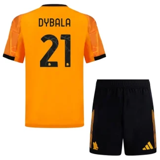 Poceni Nogometni dresi za otroke AS Roma Gostujoči 2025-26 Paulo Dybala 21