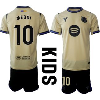 Otroški dresi kompleti FC Barcelona Gostujoči 2025-26 Lionel Messi 10