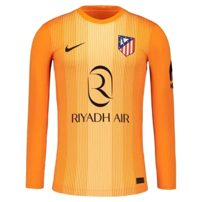 Nogometni dres Atletico Madrid Jan Oblak 13 Vratar 2025-26 oranžna Dolgi Rokav