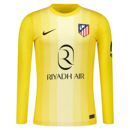 Nogometni dresi Atletico Madrid Vratar 2025-26 rumena Jan Oblak 13 Dolgi Rokav