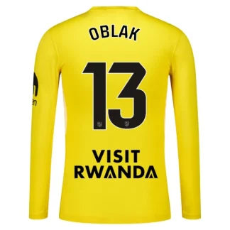Nogometni dresi Atletico Madrid Vratar 2025-26 rumena Jan Oblak 13 Dolgi Rokav