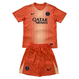 Otroški Nogometni dresi kompleti Paris Saint-Germain PSG Vratar 2025-26 z lastnim imenom