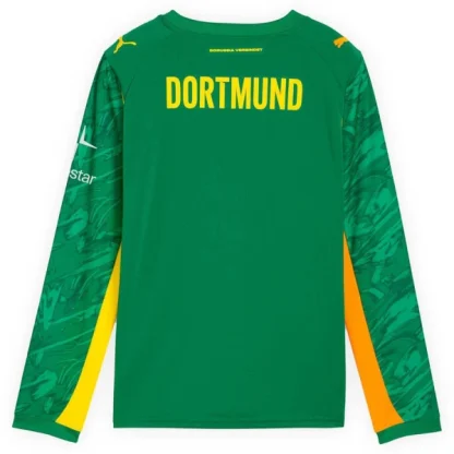 Nogometni dres BVB Borussia Dortmund Vratar 2025-26 zelena Dolgi Rokav