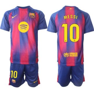 Nogometni dresi Lionel Messi #10 FC Barcelona Domači 2025-26 Moški kompleti