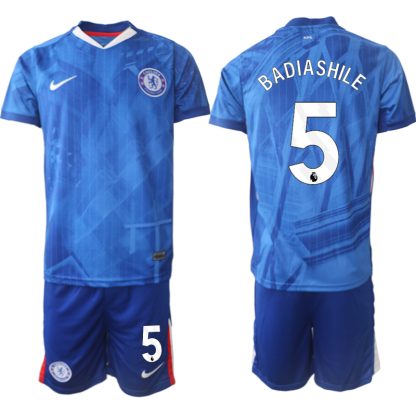 Prodajo Moški Nogometni dresi kompleti Chelsea Domači 2025-26 Benoit Badiashile 5