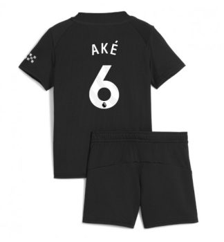 Poceni Nogometni dresi za otroke Manchester City Gostujoči 2025-26 Nathan Ake 6