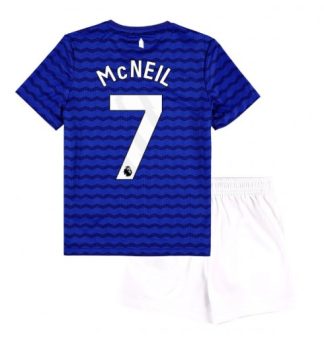 Nogometni dresi komplet Everton Domači 2025-26 Otroški Dwight McNeil 7