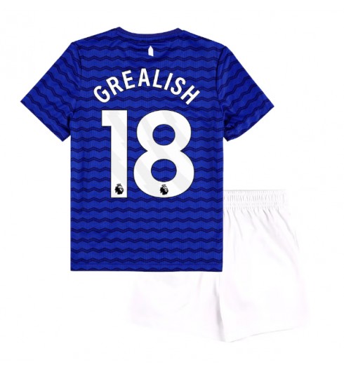Nogometni dresi komplet Everton Domači 2025-26 Otroški Jack Grealish 18