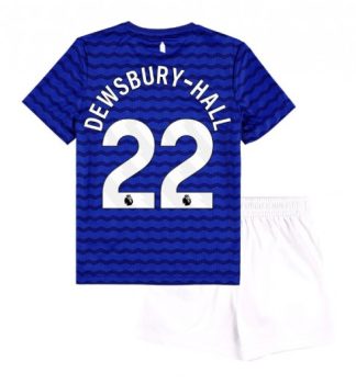 Nogometni dresi komplet Everton Domači 2025-26 Otroški Kiernan Dewsbury-Hall 22