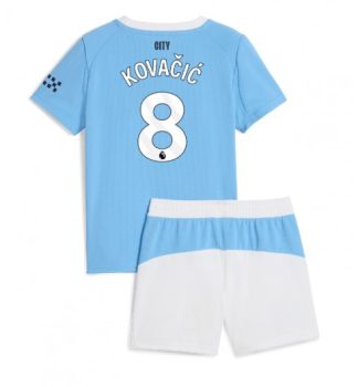 Otroški Nogometni dresi Manchester City Domači 2025-26 Mateo Kovacic 8