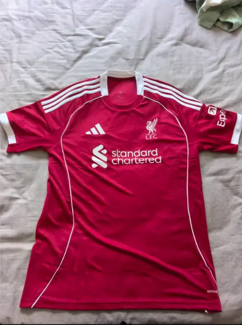 Liverpool Domaci 2025-26 Moski Nogometni dresi z imenom Virgil van Dijk 4.webp