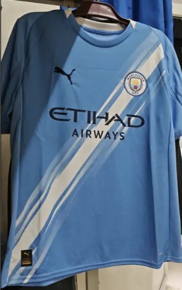 Moski Nogometni dresi Manchester City Domaci 2025-26 Kratek Rokav z imenom.webp