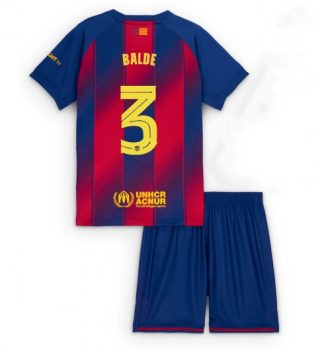 Nogometni dresi komplet FC Barcelona Domači 2025-26 Otroški Alejandro Balde 3