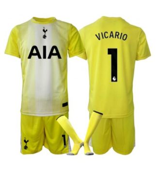 Nogometni dresi za otroke komplet Tottenham Hotspur Vratar Tretji 2025-26 Guglielmo Vicario 1