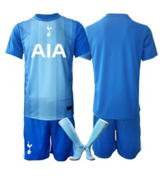 Otroški Nogometni dresi kompleti Tottenham Hotspur Vratar Gostujoči 2025-26 modra
