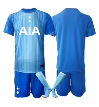 Otroški Nogometni dresi kompleti Tottenham Hotspur Vratar Gostujoči 2025-26 modra