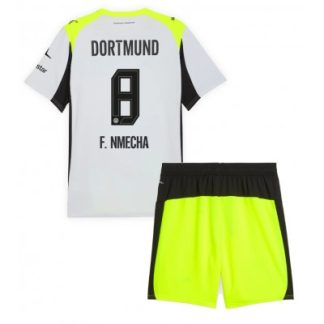 Kupiti Otroški dresi BVB Felix Nmecha #8 Borussia Dortmund Gostujoči 2025-26