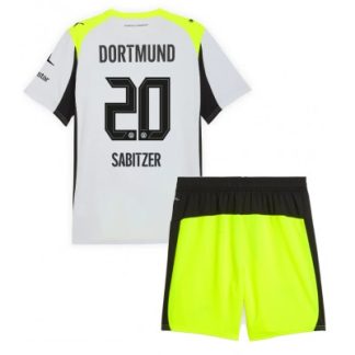Poceni dresi za otroke Marcel Sabitzer #20 Borussia Dortmund Gostujoči 2025-26