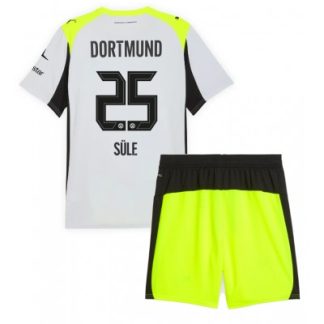 Poceni dresi za otroke BVB Niklas Sule #25 Borussia Dortmund Gostujoči 2025-26