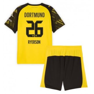 Poceni dresi za otroke BVB Julian Ryerson #26 Borussia Dortmund Domači 2025-26