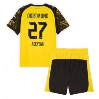 Poceni dresi za otroke BVB Karim Adeyemi #27 Borussia Dortmund Domači 2025-26