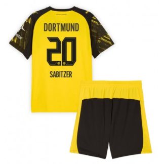 Poceni dresi za otroke BVB Marcel Sabitzer #20 Borussia Dortmund Domači 2025-26