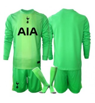 Nogometni dresi Tottenham Hotspur Vratar Domači 2025-26 Otroški zelena Dolgi rokavi