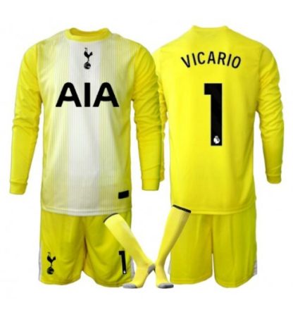 Poceni Nogometni dresi komplet Tottenham Hotspur Vratar Tretji 2025-26 Guglielmo Vicario 1