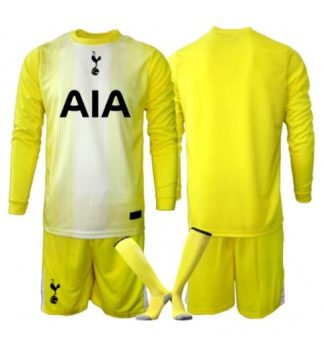 Nogometni dresi za otroke komplet Tottenham Hotspur Vratar Tretji 2025-26 Dolgi rokavi