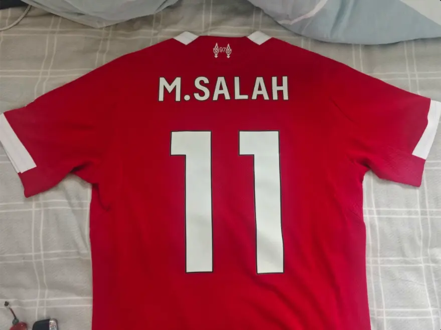 Otroski Nogometni dresi kompleti Liverpool Domaci 2026 Mohamed Salah 11.webp