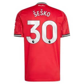 Poceni Nogometni dresi Benjamin Sesko #30 Manchester United Domači 2025-26