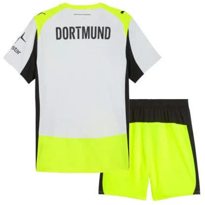 Poceni dresi za otroke Borussia Dortmund Gostujoči 2025-26 z lastnim imenom