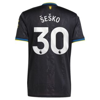 Moški Nogometni dresi Benjamin Sesko #30 Manchester United Tretji 2025-26