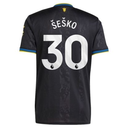 Moški Nogometni dresi Benjamin Sesko #30 Manchester United Tretji 2025-26
