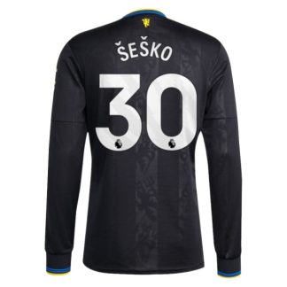 Moški Nogometni dresi Benjamin Sesko #30 Manchester United Tretji 2025-26 Dolgi Rokav