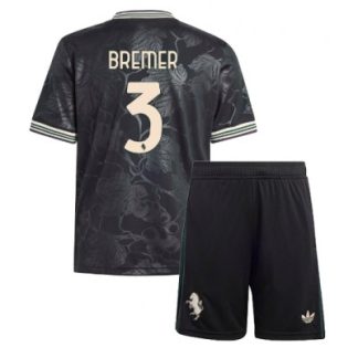 Poceni Otroški dresi kompleti Gleison Bremer #3 Juventus Tretji 2025-26
