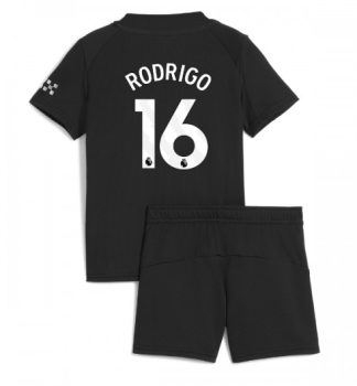 Otroški Nogometni dresi Rodri Hernandez #16 Manchester City Gostujoči 2025-26